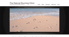 Desktop Screenshot of naturalrunningclinic.com